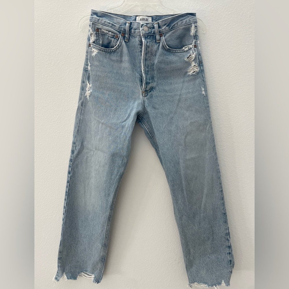 AGOLDE 90s crop jean distressed (Nerve color, size 24)